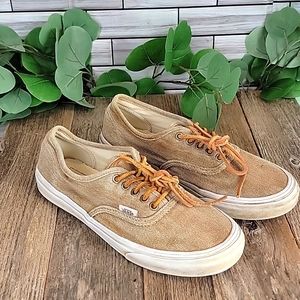Vans washed canvas authentic slim sneakers Women's Size 8